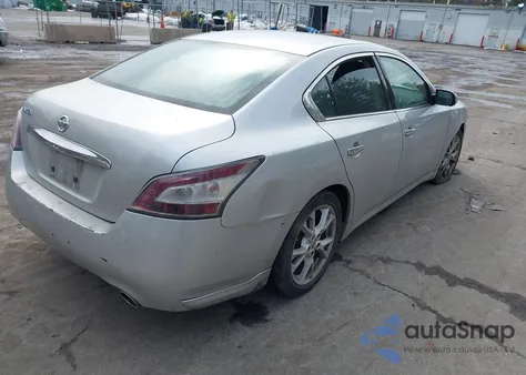 2014 Nissan Maxima 3.5 S z USA, uszkodzony, nr VIN 1N4AA5AP1EC484900